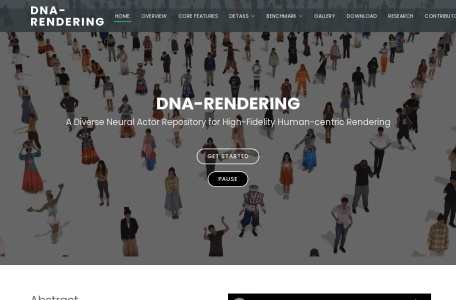 DNA-RENDERING数字人库