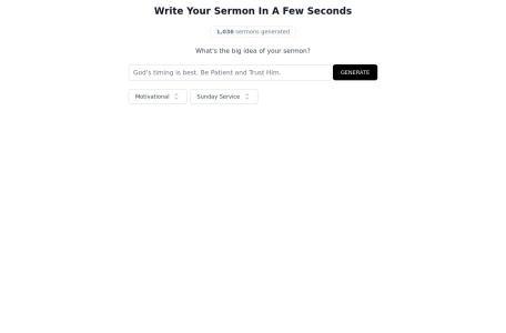 SermonGPT