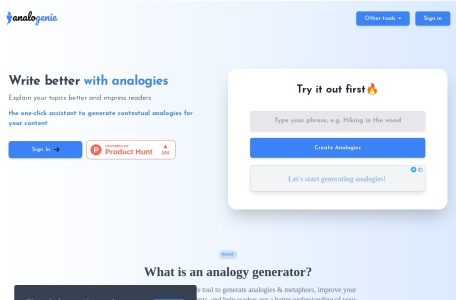 Analogenie